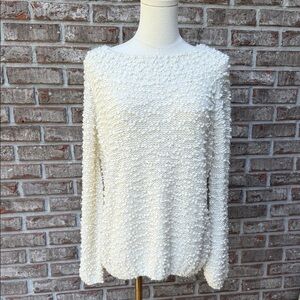 Billabong Cozy Textured White Sweater